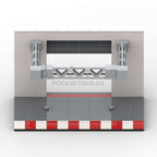 Expositor de coches 'pit-stop'