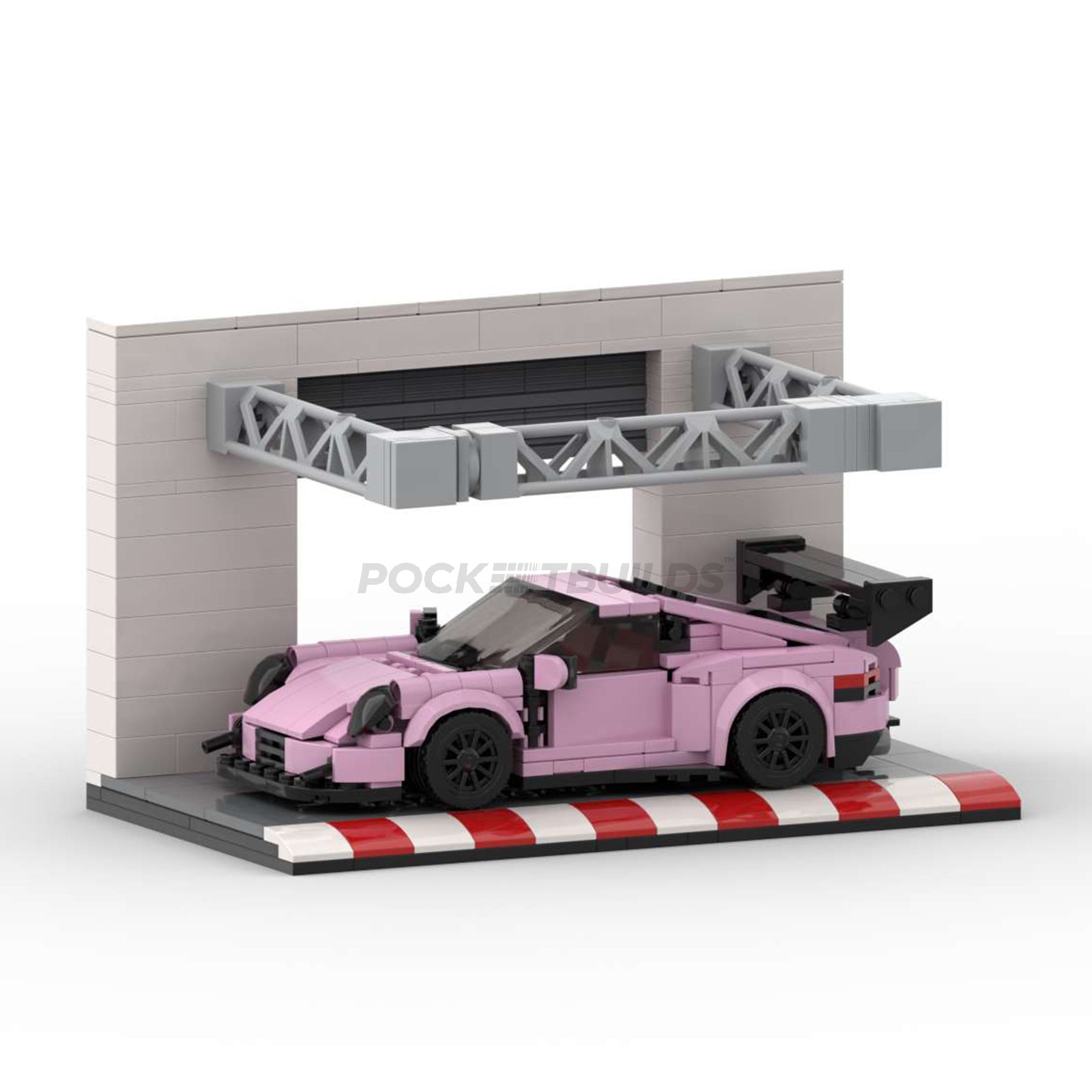 Expositor de coches 'pit-stop'